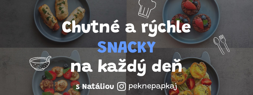 RECEPTY: Chutné a rýchle snacky @peknepapkaj